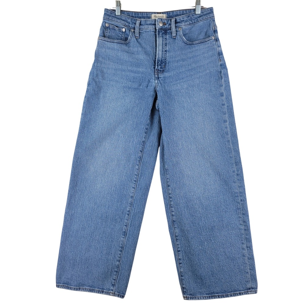 Madewell Wide-Leg Jean Womens 30 (Fits: 30x29) Blue Curvy Perfect Vintage 0997
